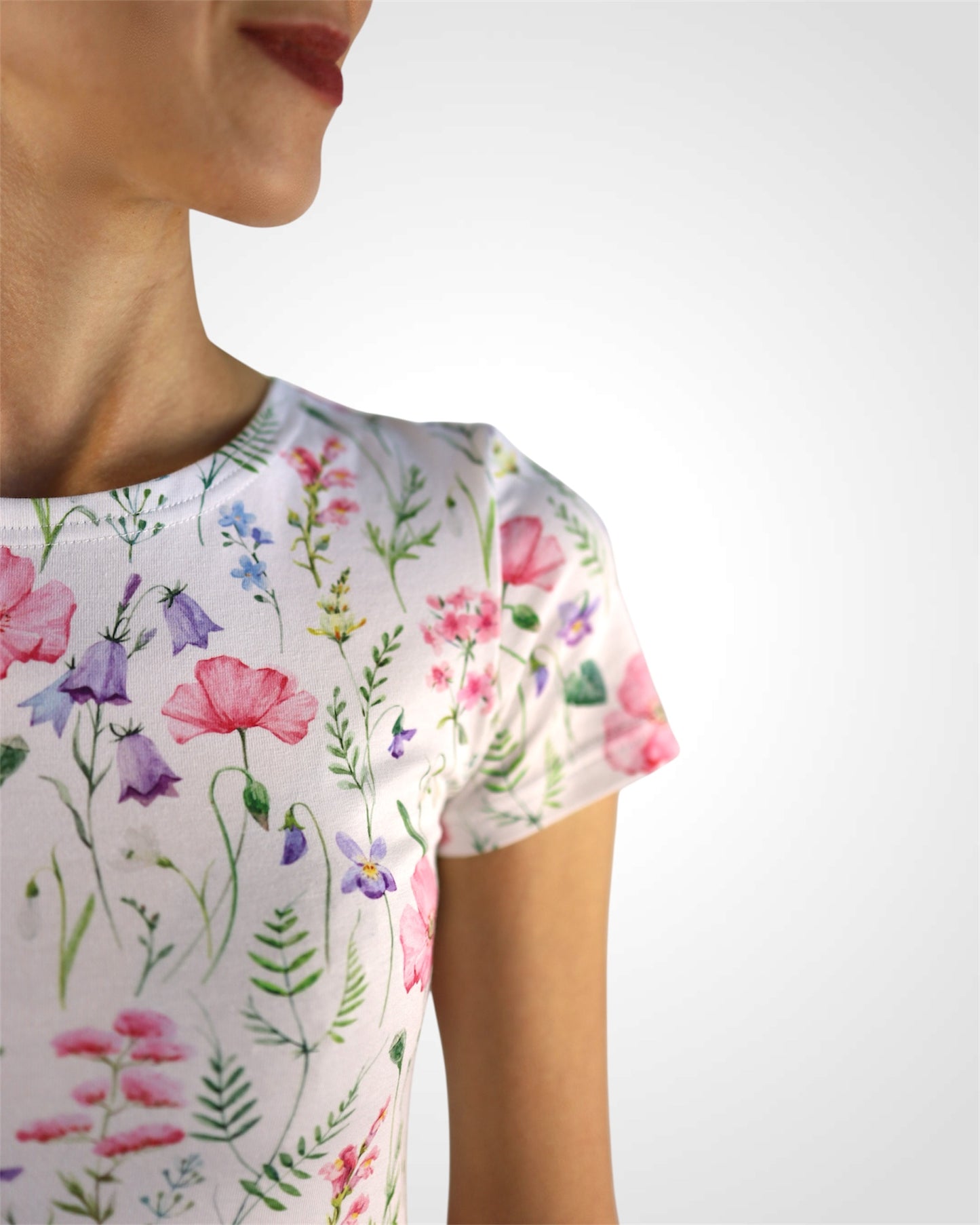Kojo muslin dress, natural patterns
