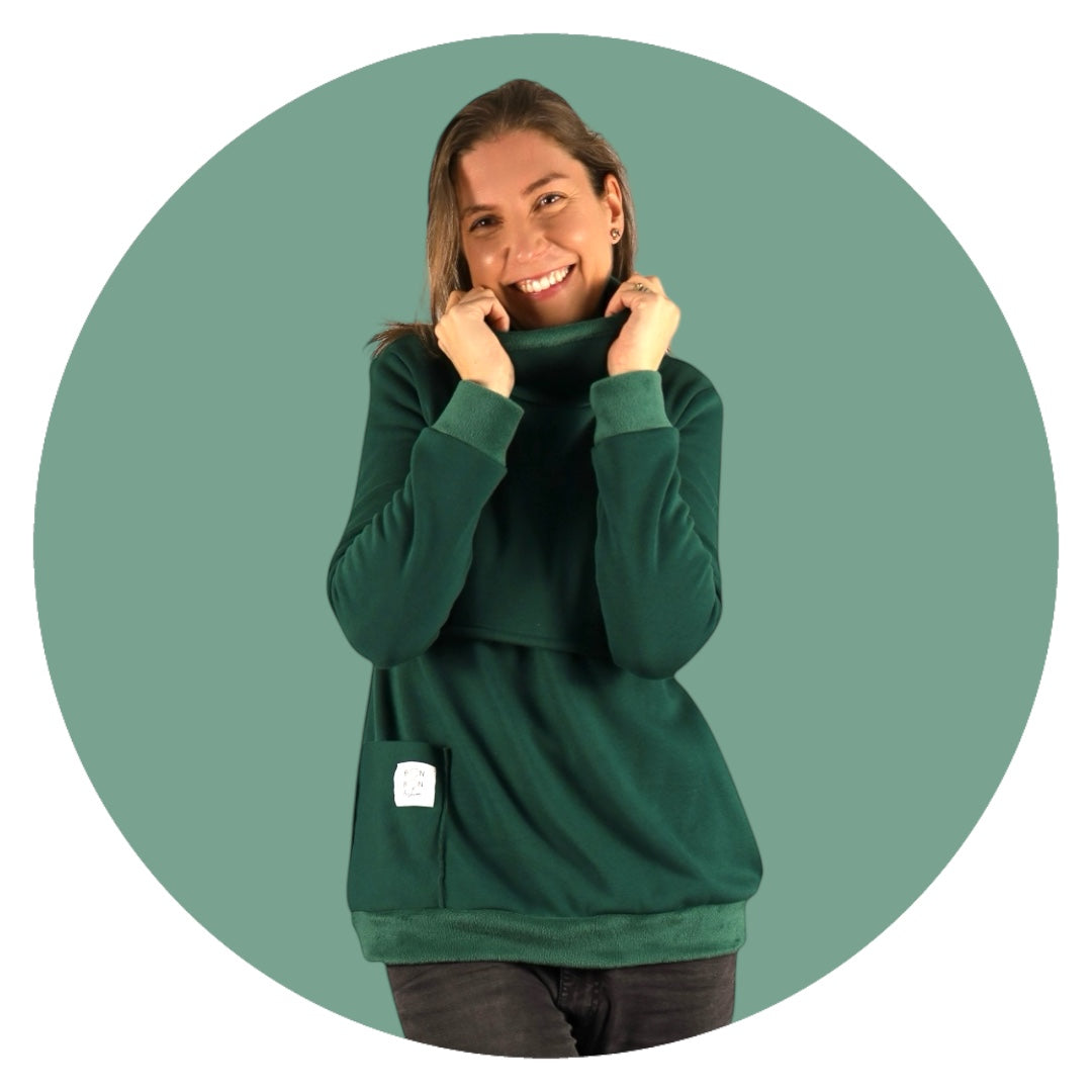 Kojo mikiny na dojčenie a nosenie