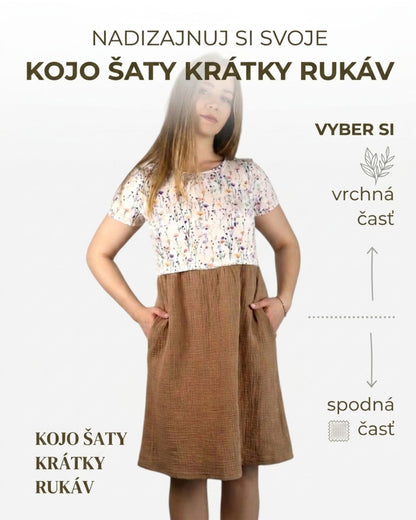 Kojo mušelínové šaty - nadizajnuj si svoje originálne letné šaty