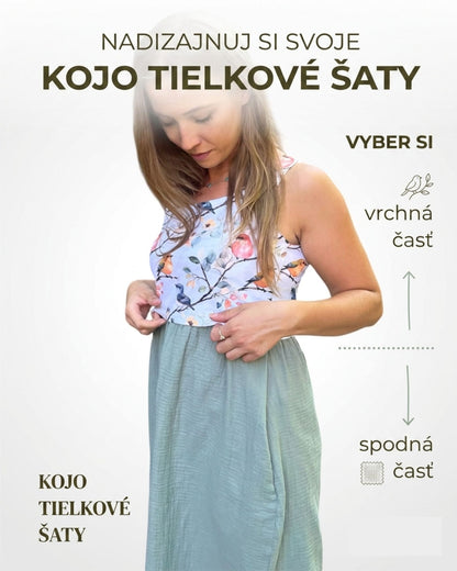 Kojo tielkové mušelínové šaty - nadizajnuj si svoje originálne letné šaty