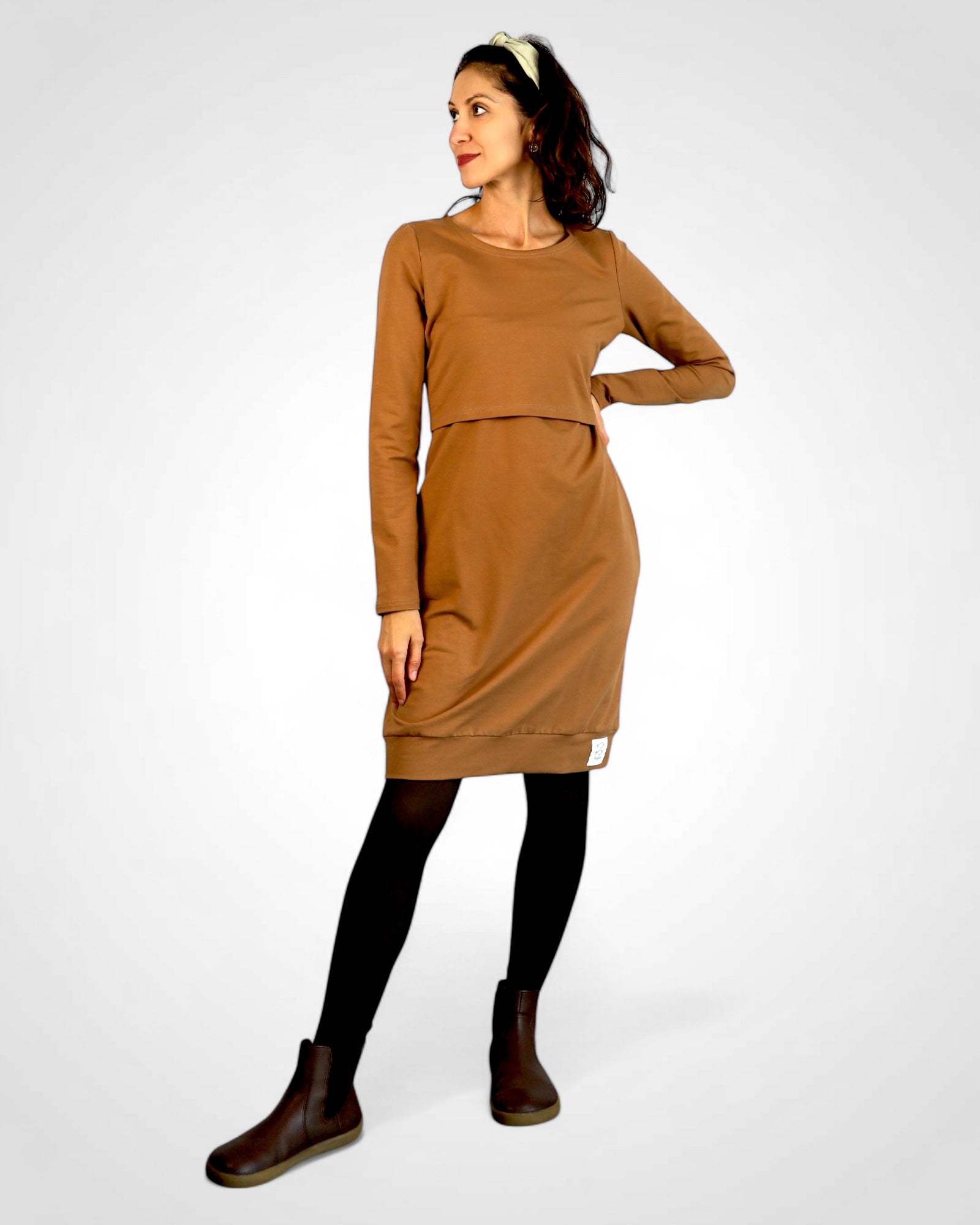 Príjemné a štýlové šaty pre tehotné a dojčiace ženy, udržateľná výroba