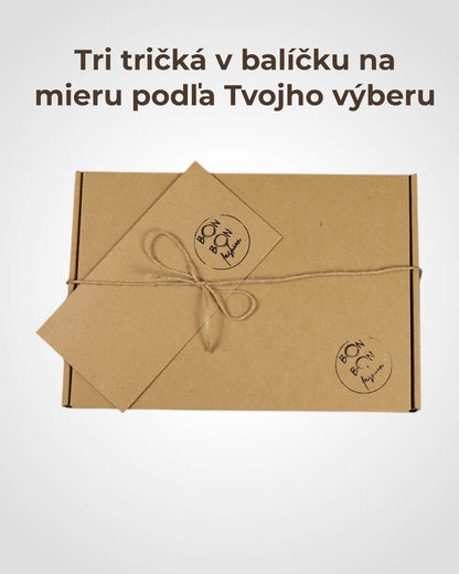 Set troch kojo tričiek na mieru – Tvoj výber