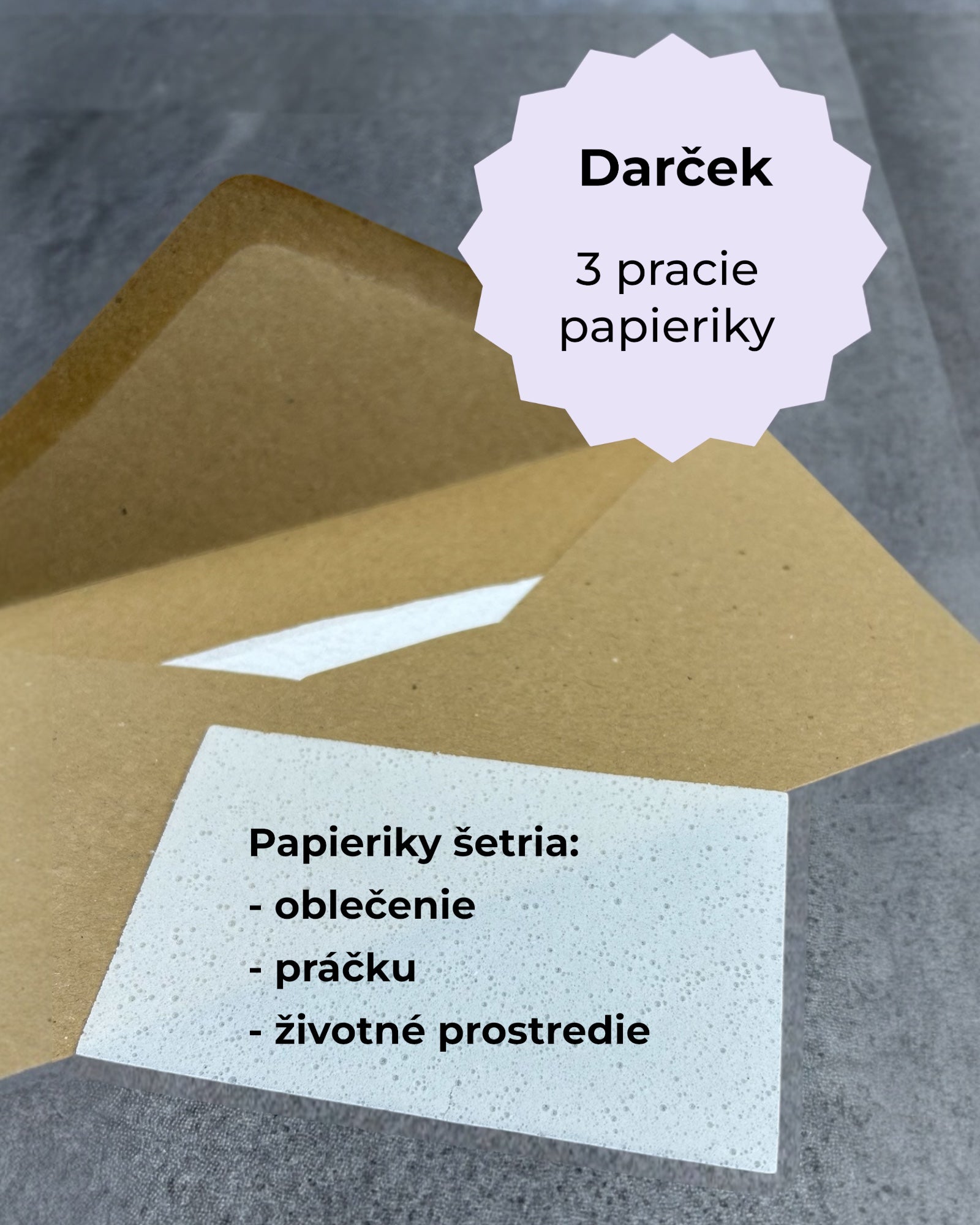 Balenie tri kojo tričká na mieru v elegantných farbách - darček pracie papieriky.